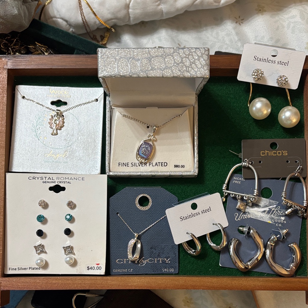 Chico's Silver Hoop Earrings